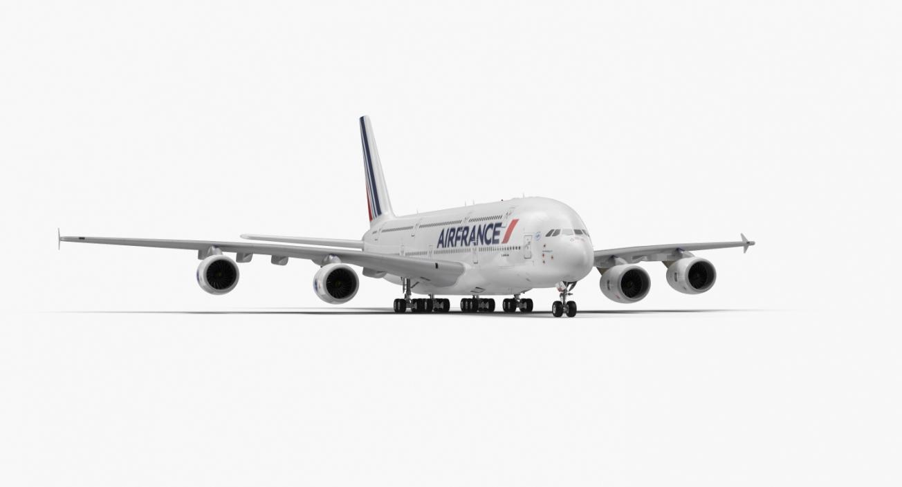 Airbus A380-1000 Air France 3D